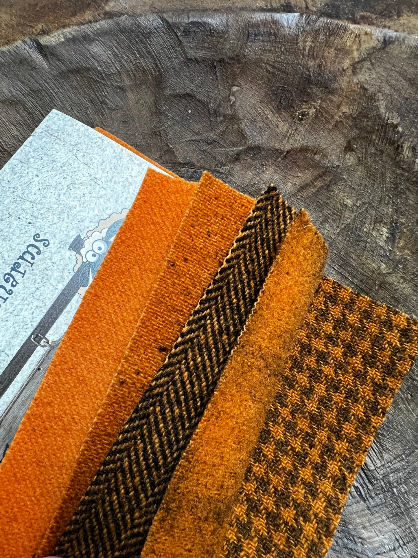 Wooly Charm Pack, BURNT ORANGE