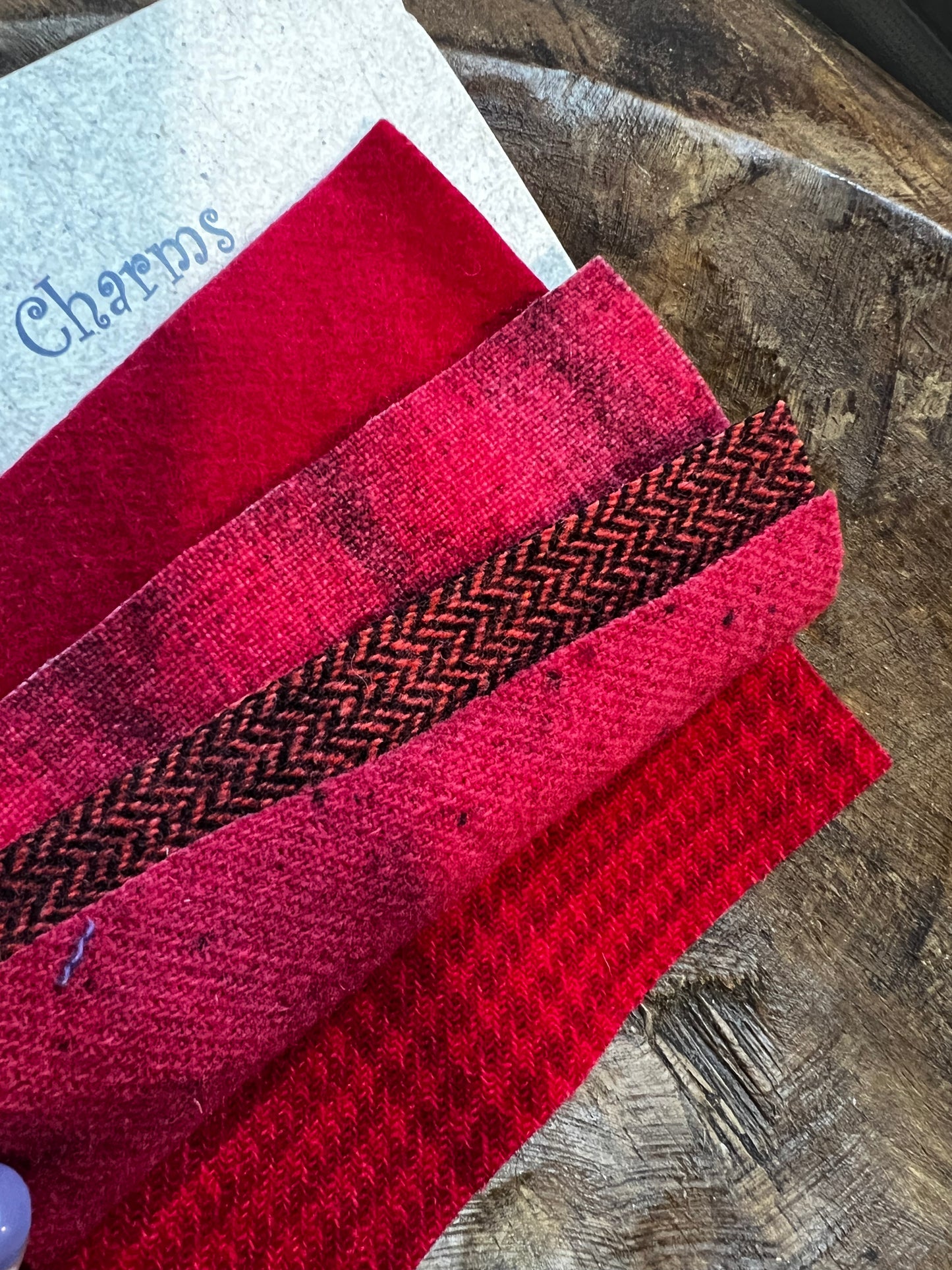 Wooly Charm Pack, REDS