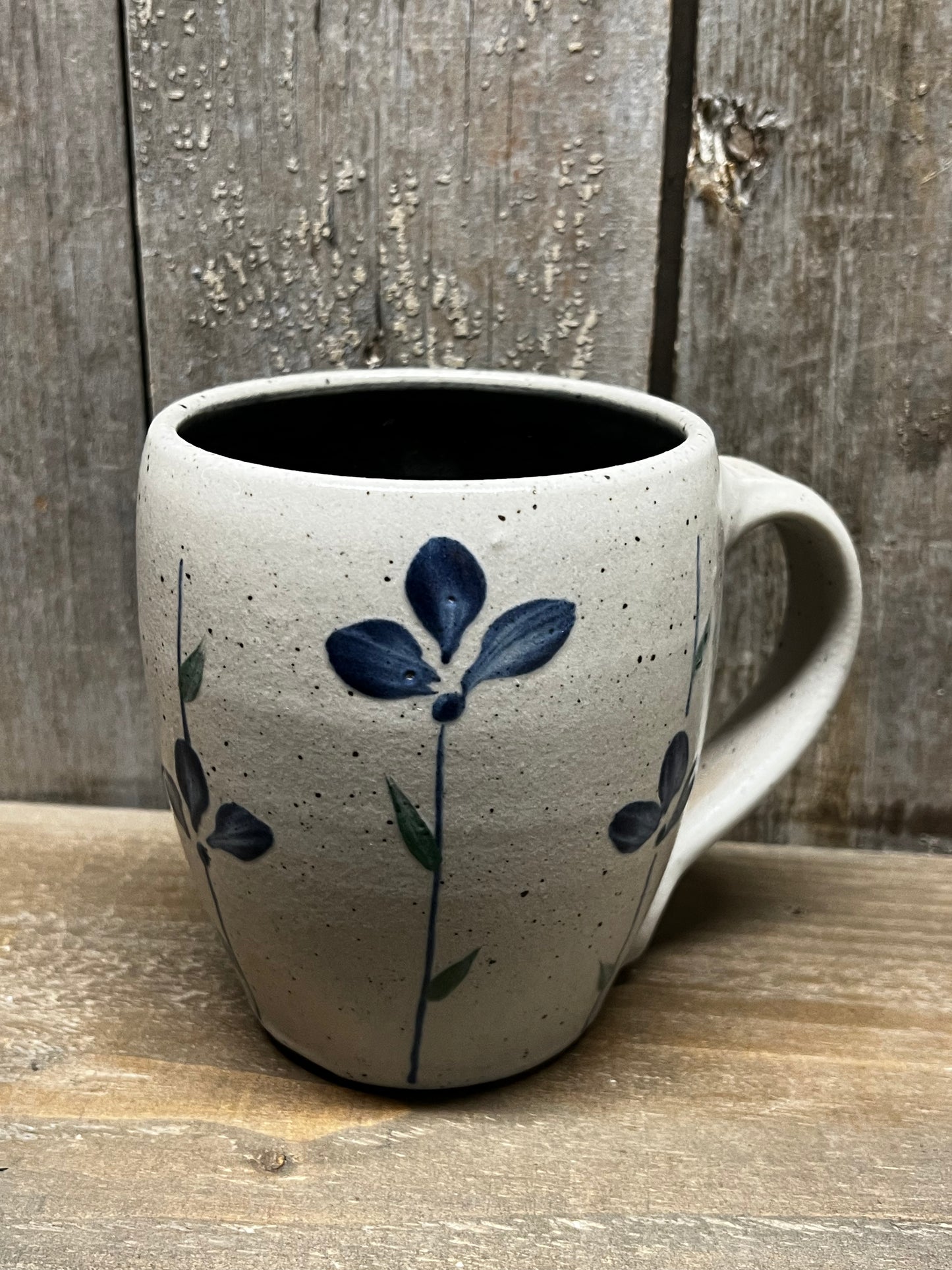 Cafe Mug, Rowe Pottery, PETALS IN BLOOM