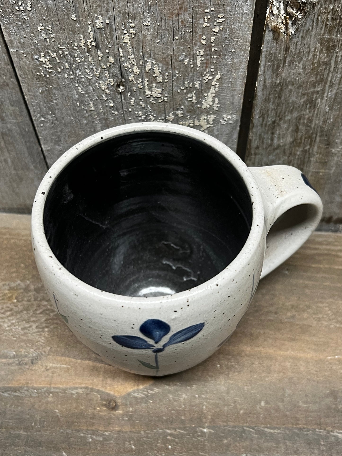 Cafe Mug, Rowe Pottery, PETALS IN BLOOM