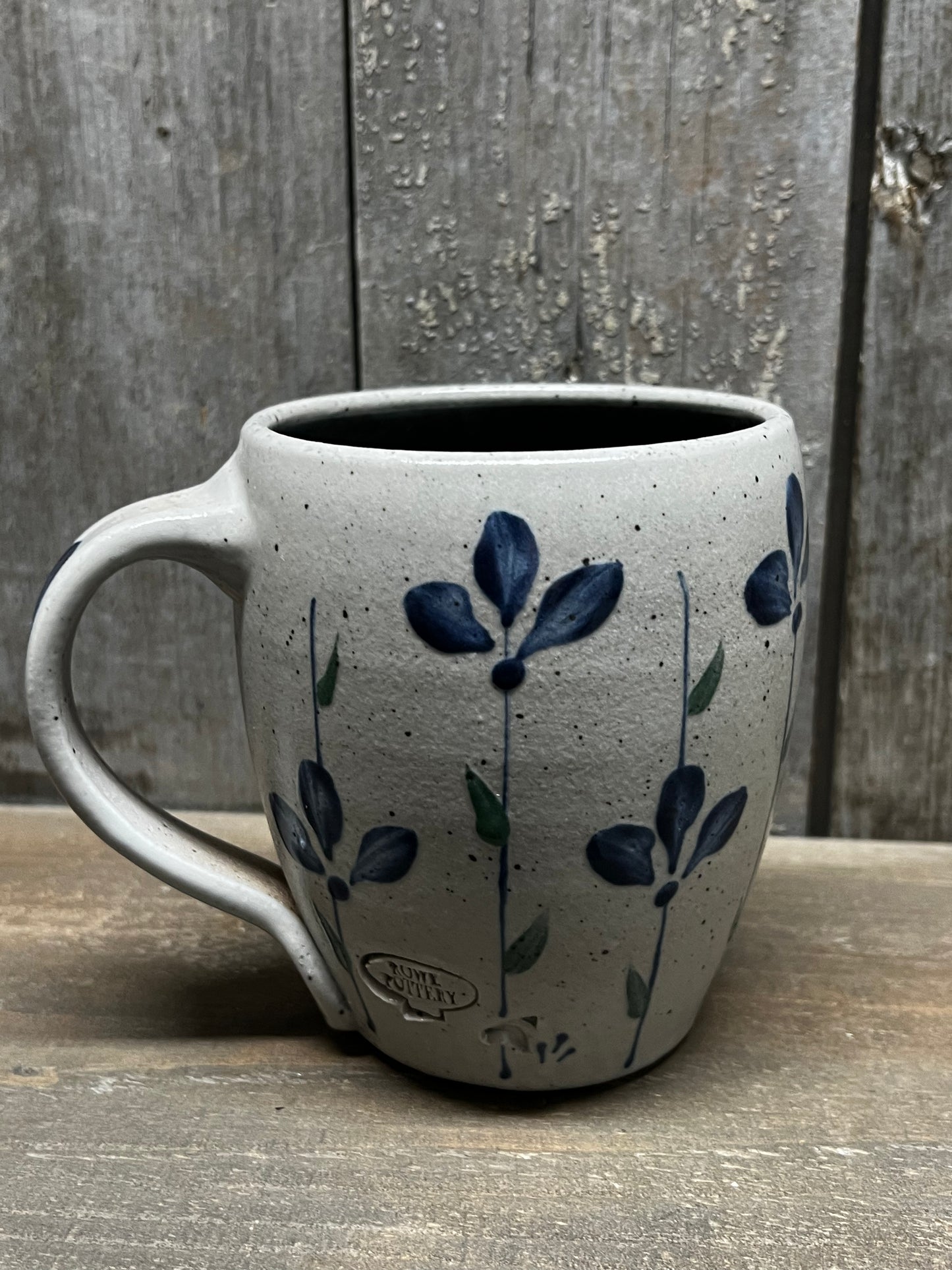 Cafe Mug, Rowe Pottery, PETALS IN BLOOM