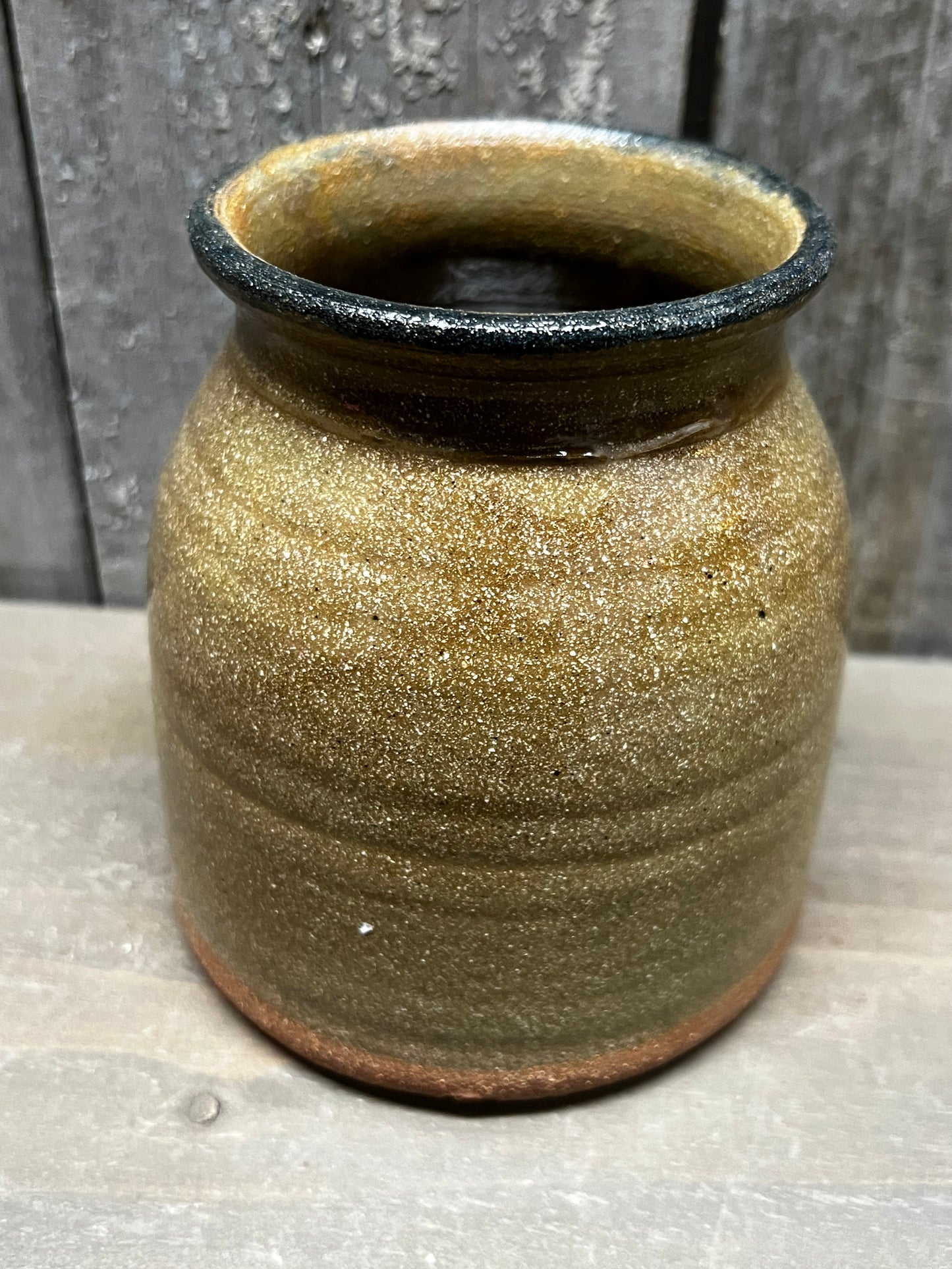 Canning Crock, Small, RABBIT/CANE/BASKET