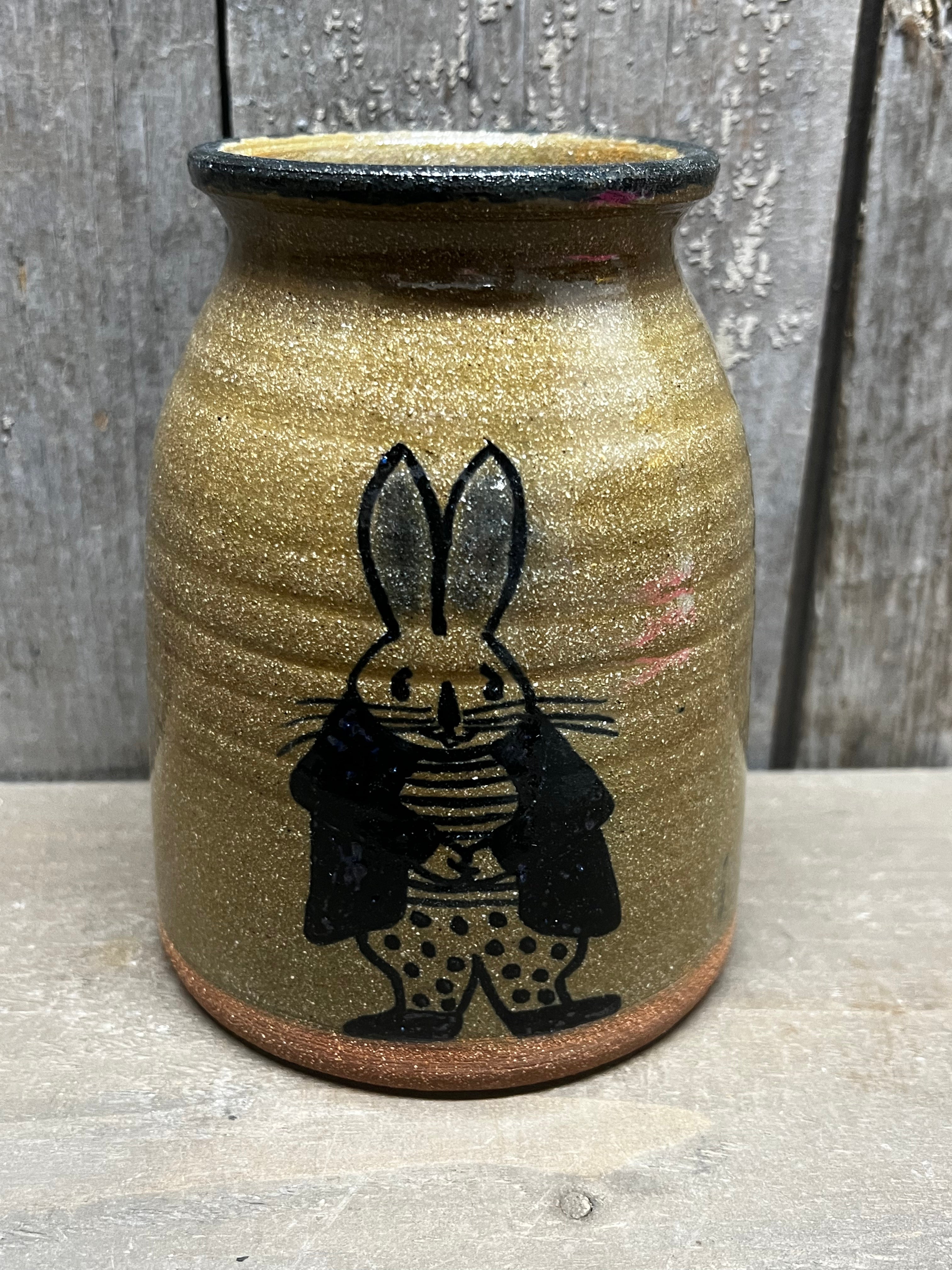 Canning Crock, Small, PETER RABBIT/PLAIN – Little Village Primitives