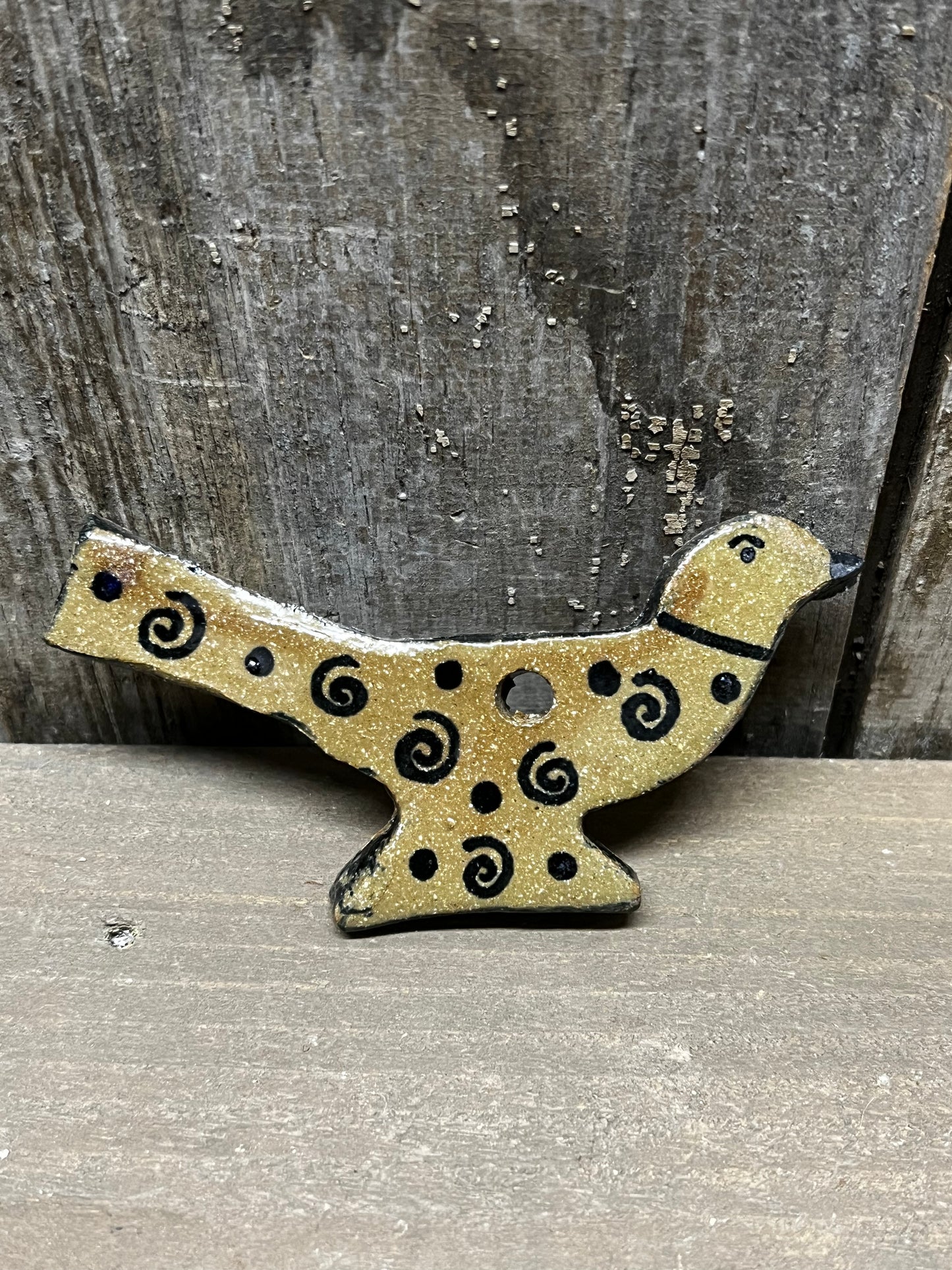 Ornament, Pottery, 4", BIRD