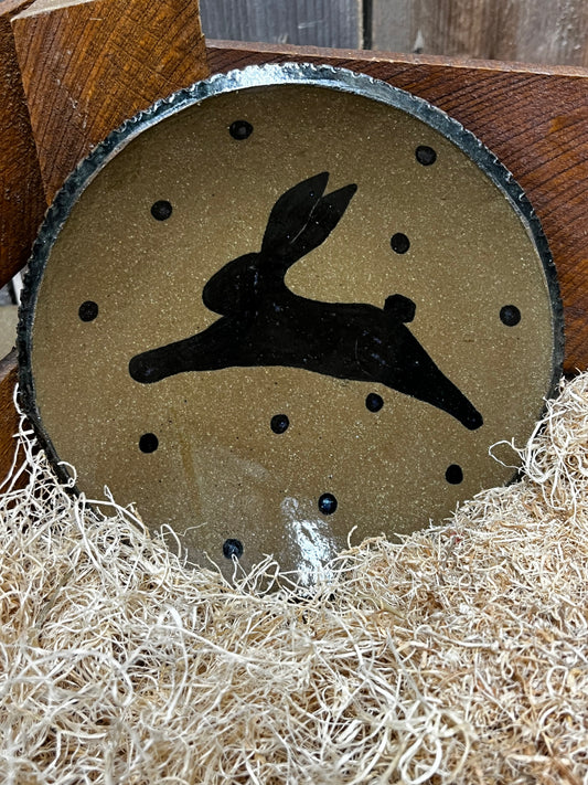 Plate, Round, Small, LEAPING BUNNY