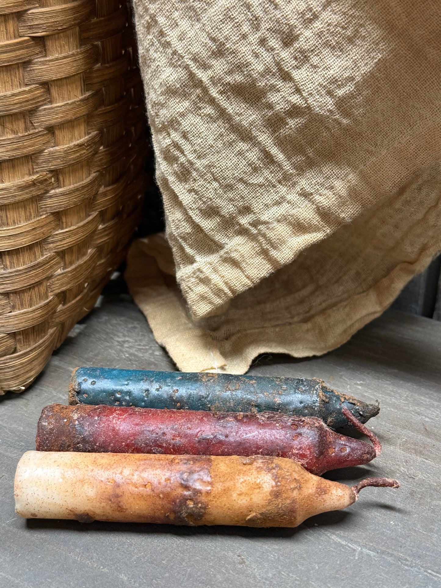 Tapers, 4", Set/3, PATRIOTIC