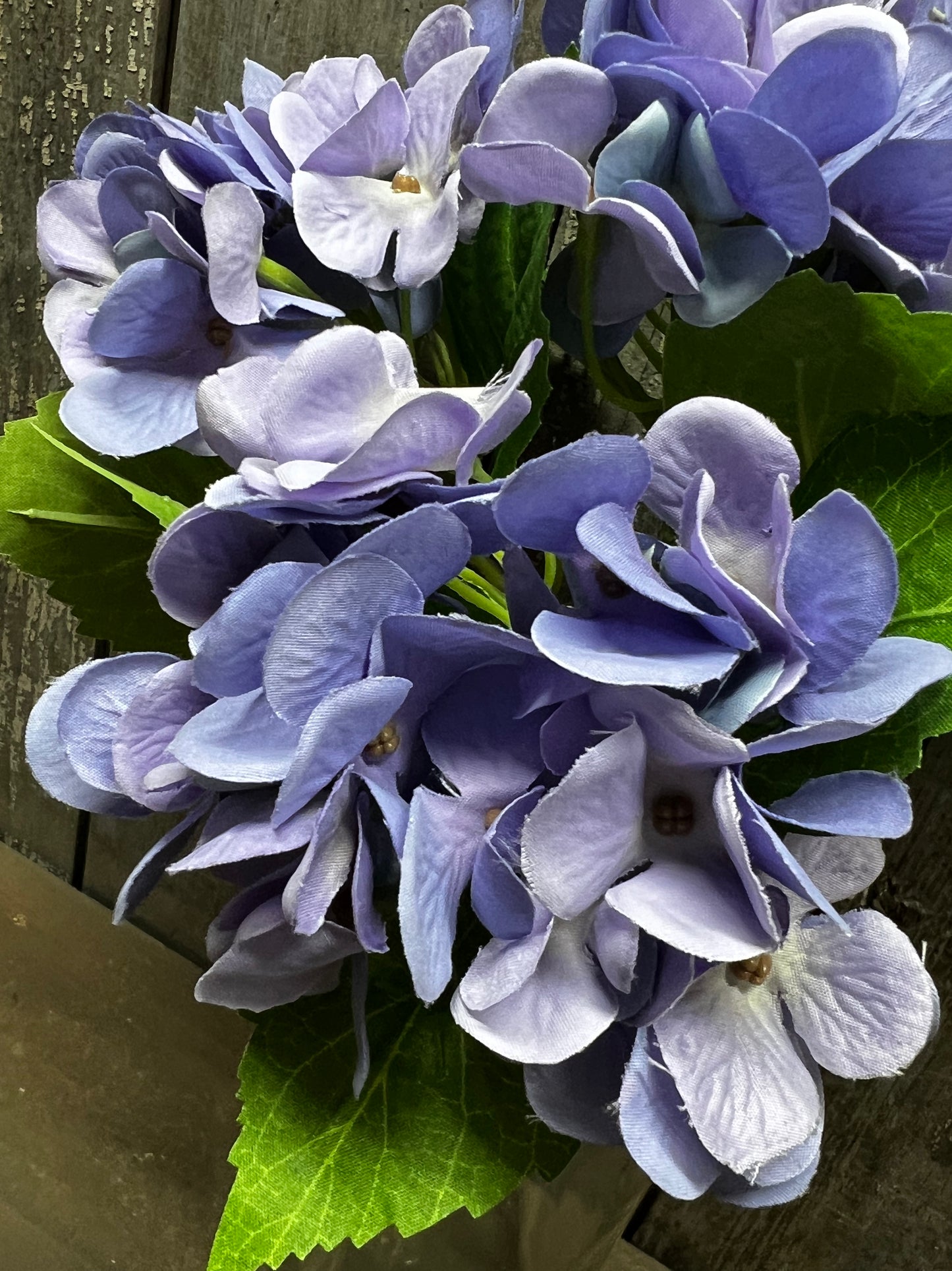 Bundle, HYDRANGEA, WHITE, PURPLE or BLUE