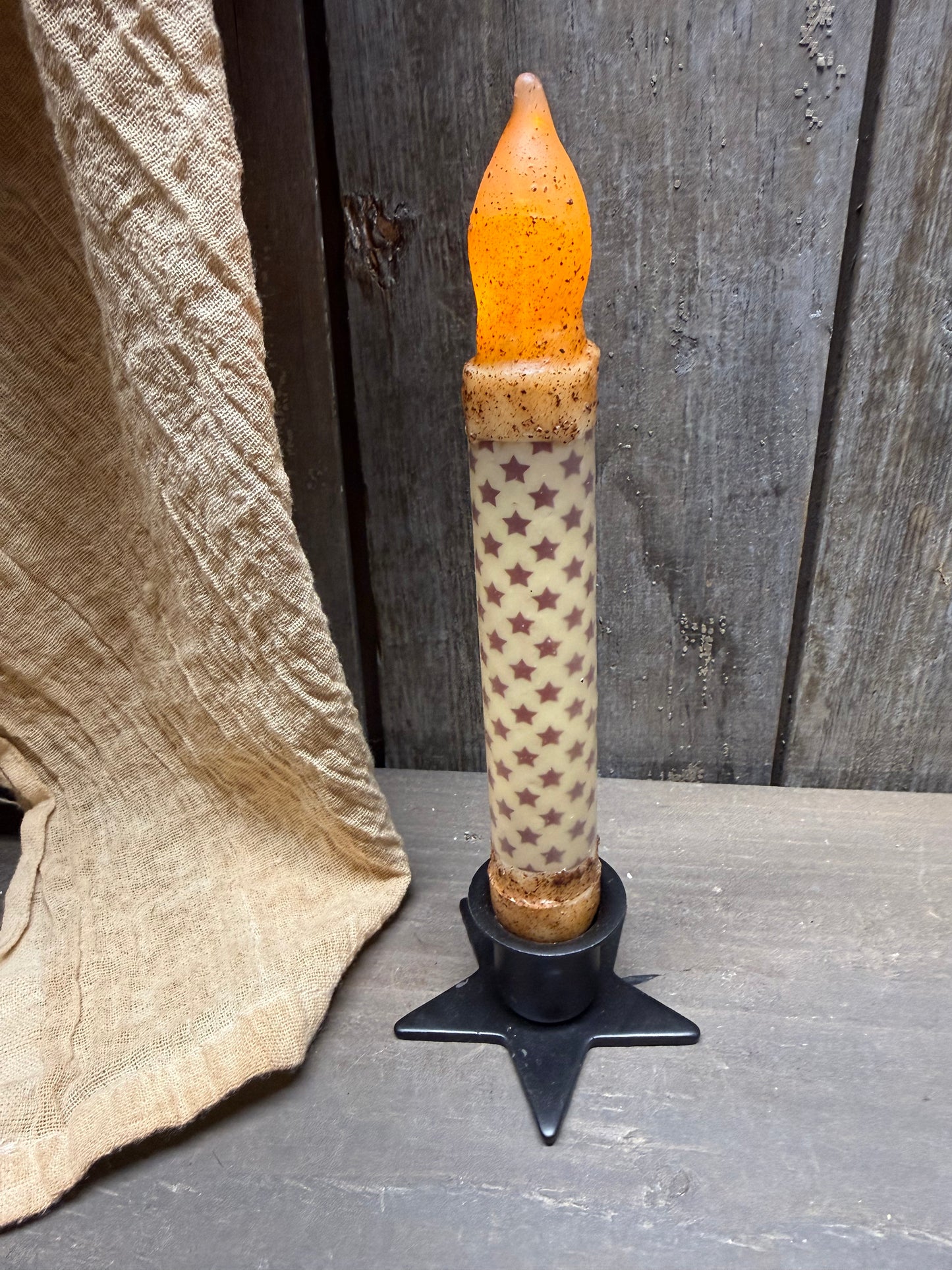 Taper, 6", TIMER, RED STAR