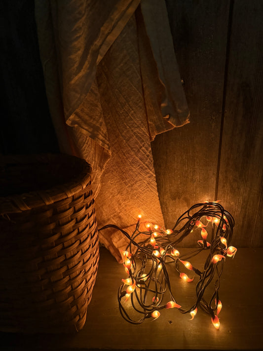 Lights, 50 Count, Silicone Dipped, NUTMEG