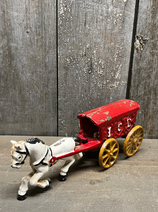 Metal Toy, 8", ICE WAGON
