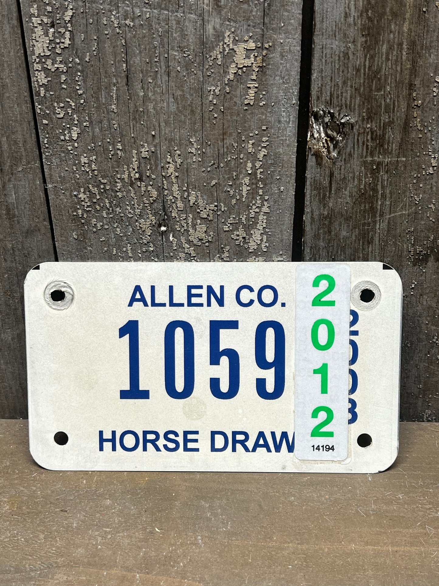 Buggy Plates, Horse Drawn, ASSORTED