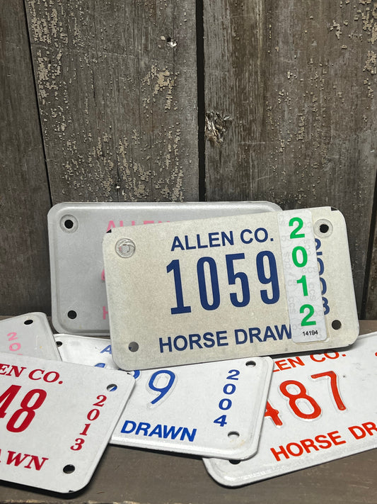 Buggy Plates, Horse Drawn, ASSORTED