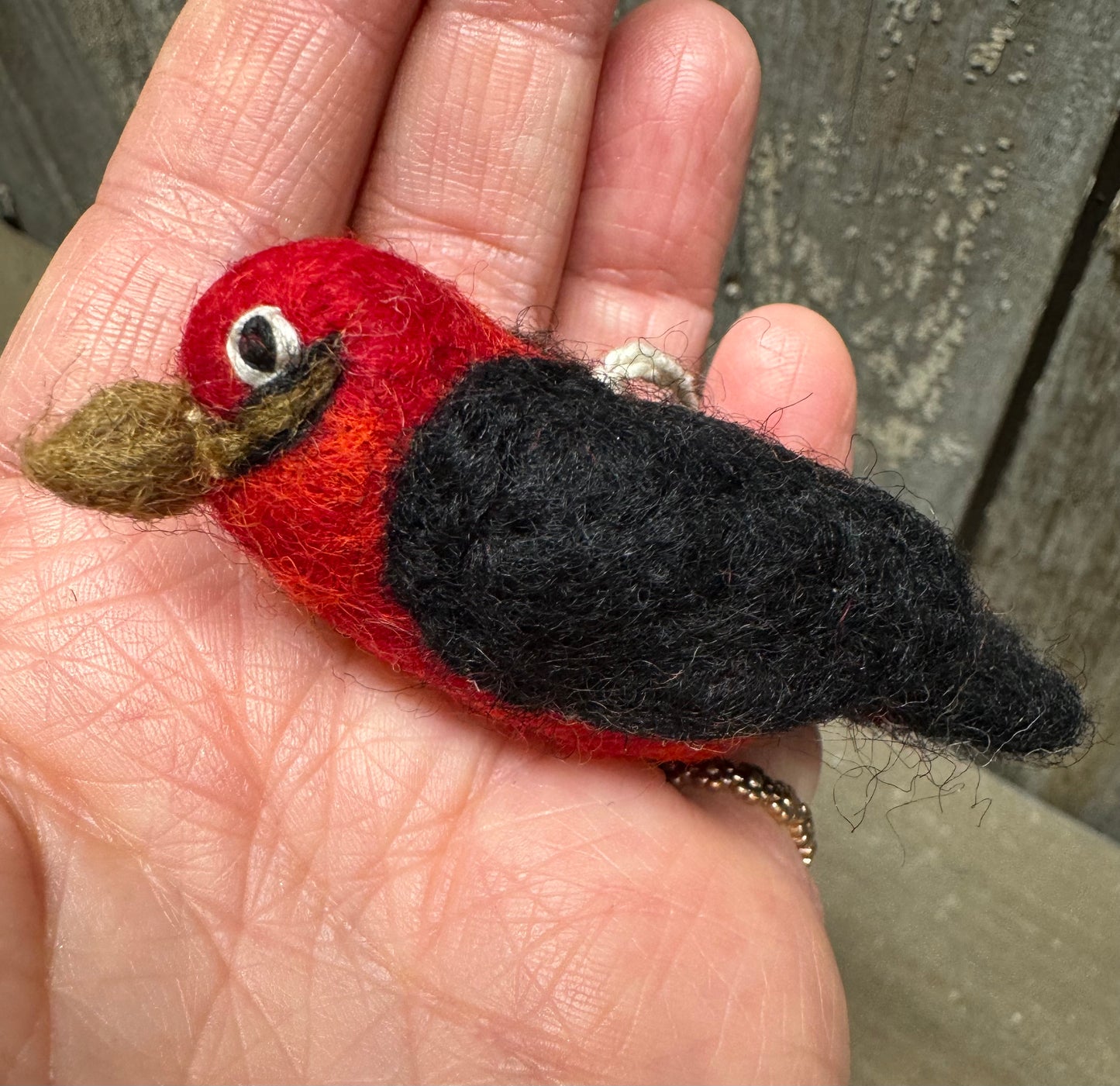 Ornament, Felt Mini, SCARLET TANGER