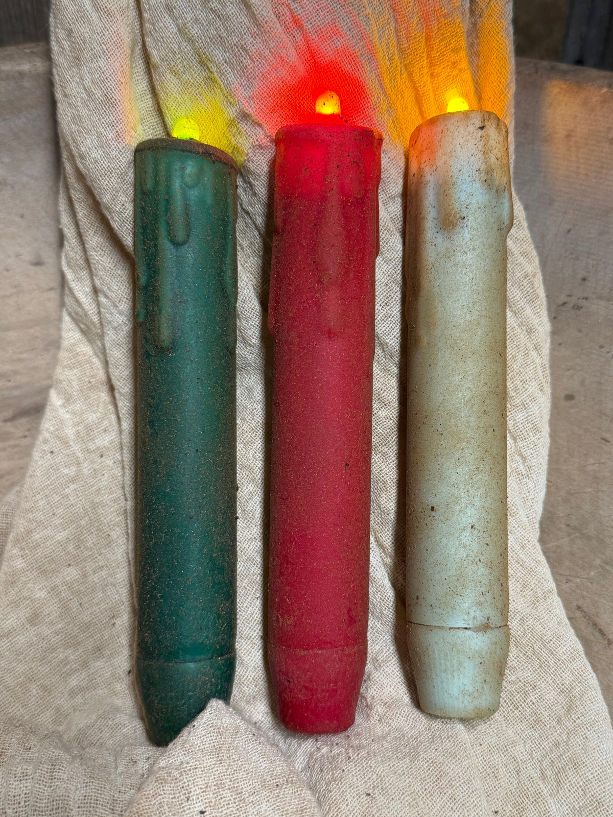 Taper Candle, LED, TIMER, PRIMITIVE TIP