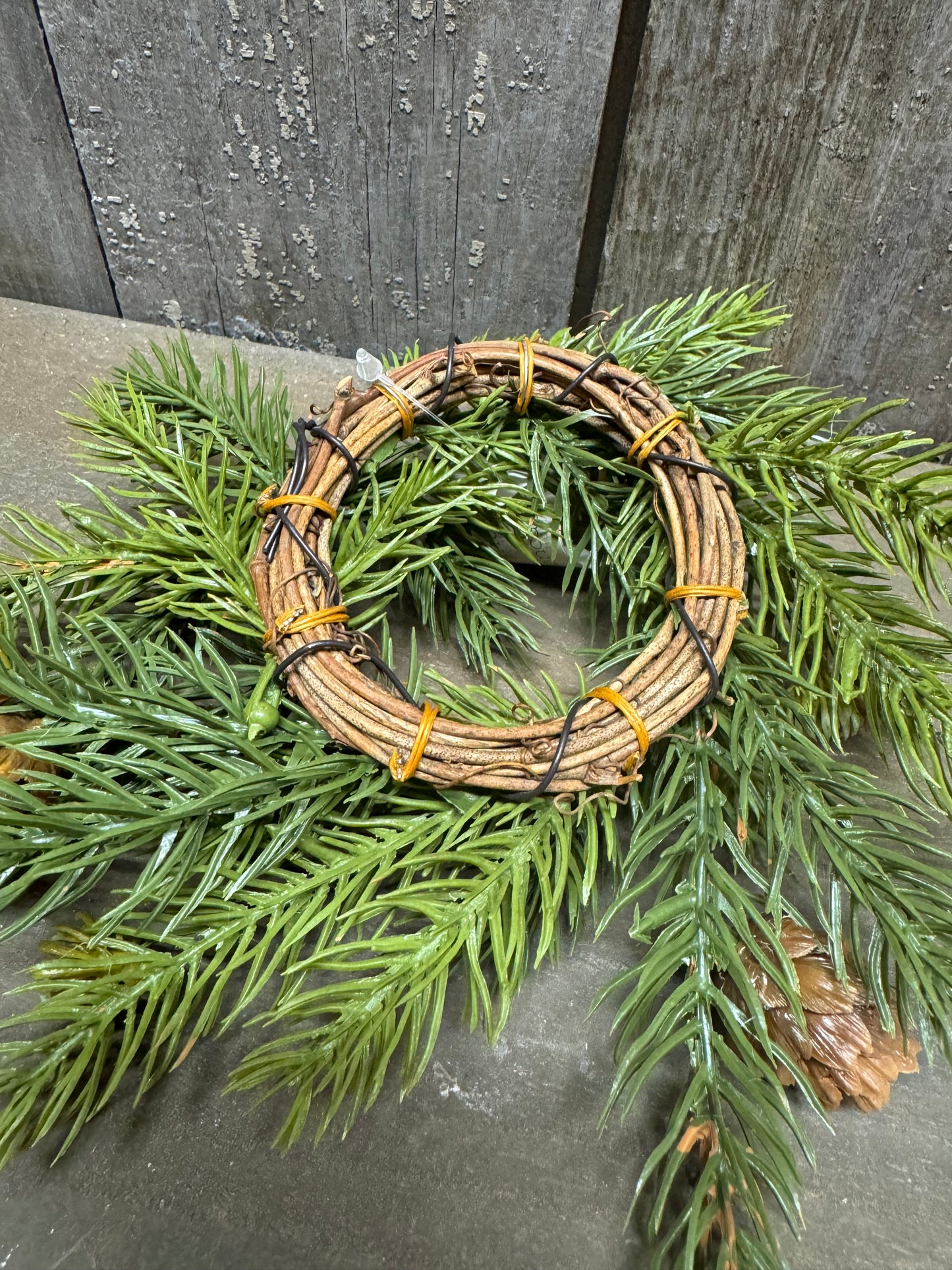 Candle Ring, 2”, WHITE SPRUCE