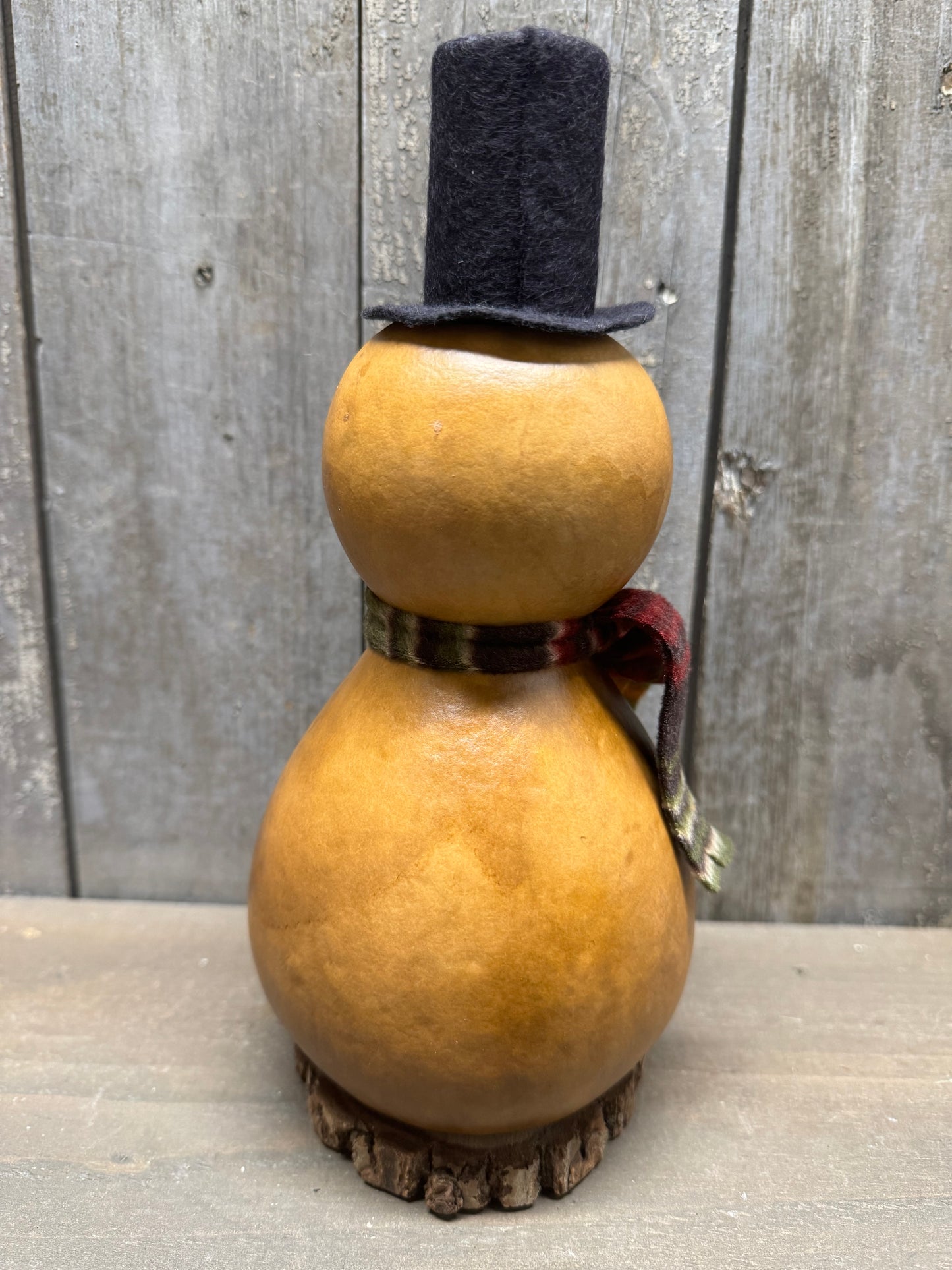 Snowman Gourd, Natural, FLURRY