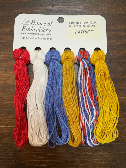 PATRIOT, 6x5m Variety Pack, Cotton Floss