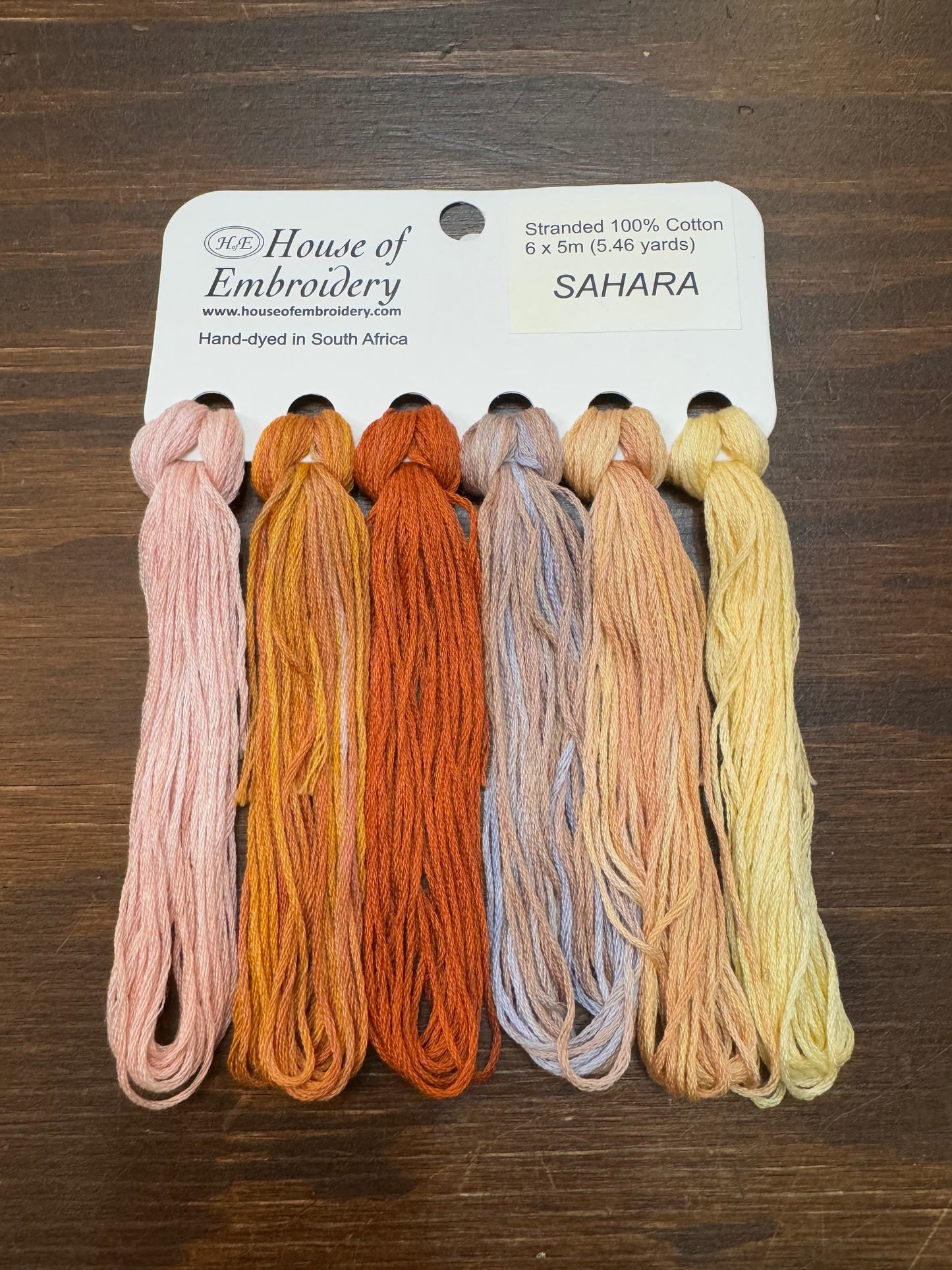 SAHARA, 6x5m Variety Pack, Cotton Floss