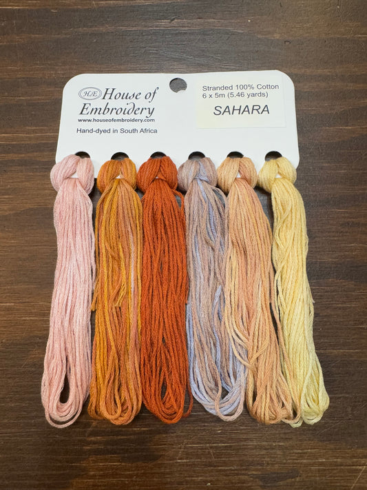 SAHARA, 6x5m Variety Pack, Cotton Floss