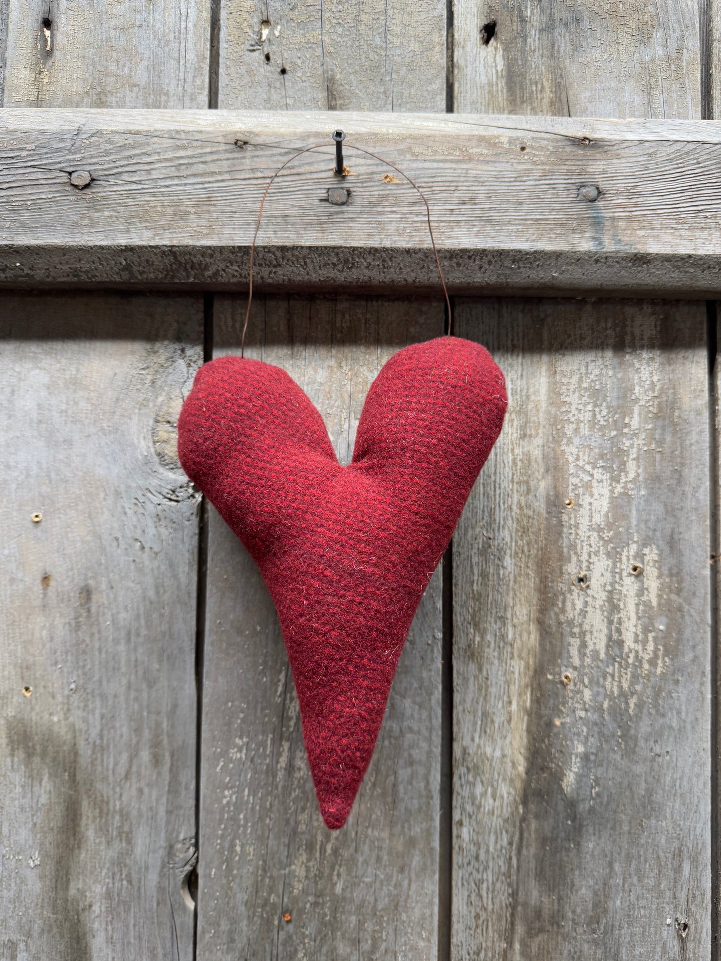 HEART HANGER, Wool, LOVE