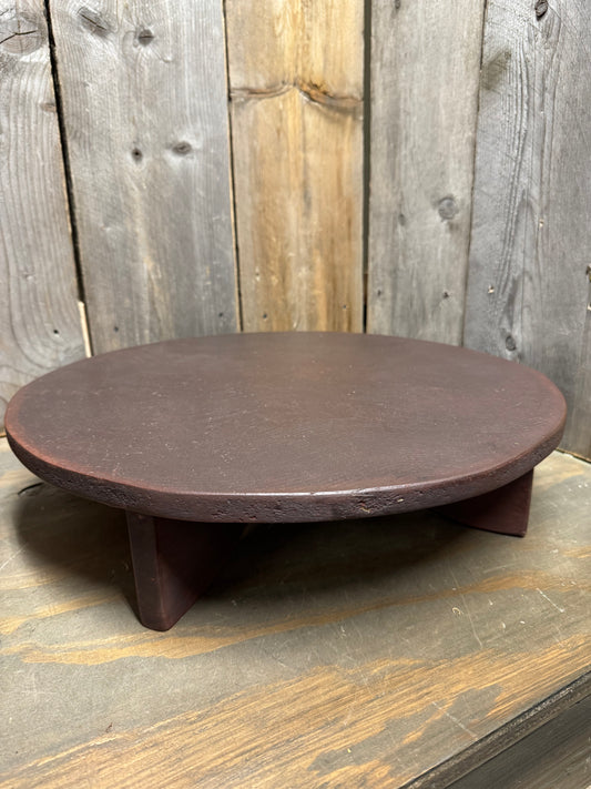 Round Riser, 17”, BURGUNDY