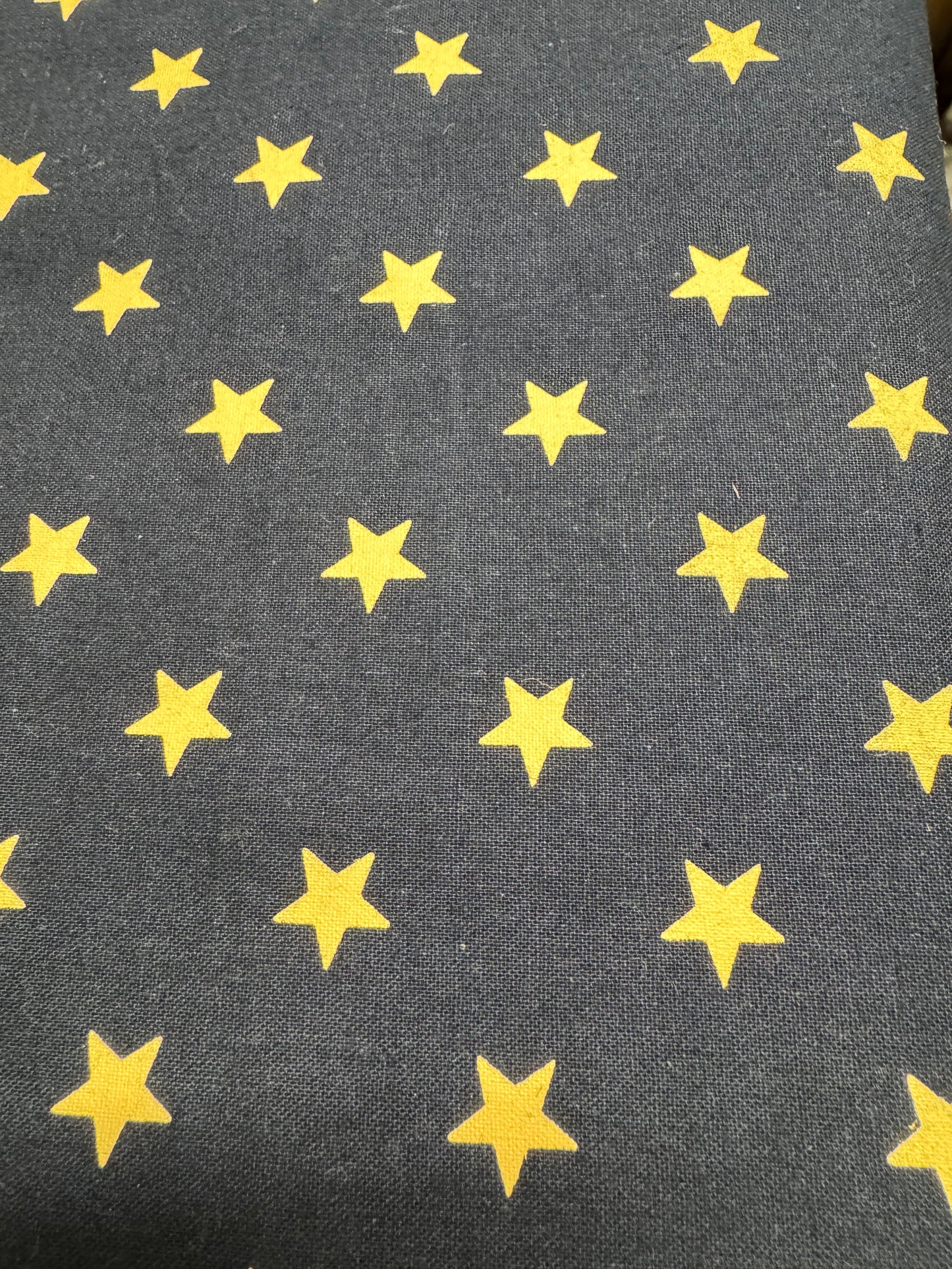 Fabric, Homespun, PRINTED STAR