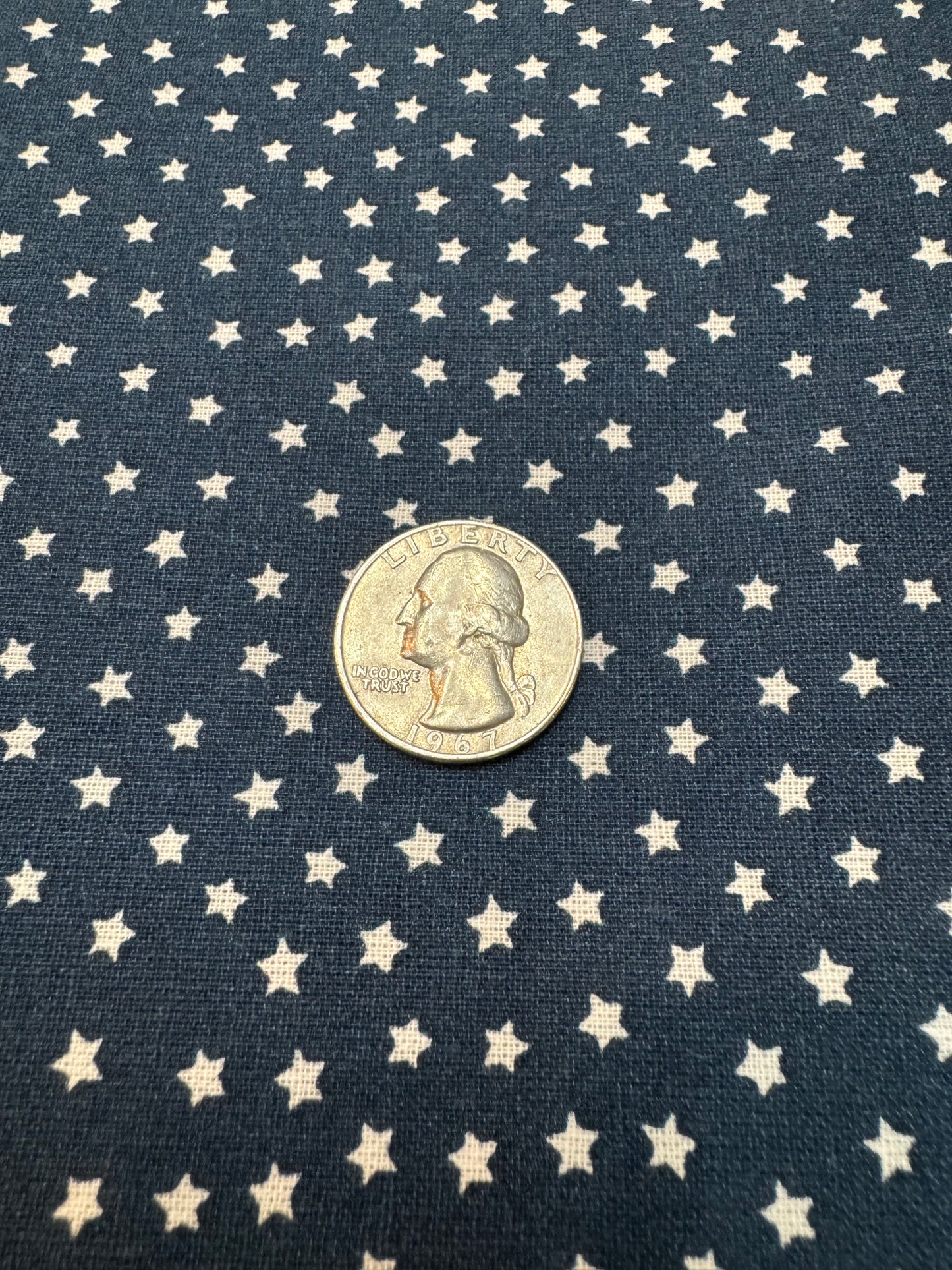 Fabric, Homespun, PRINTED STAR