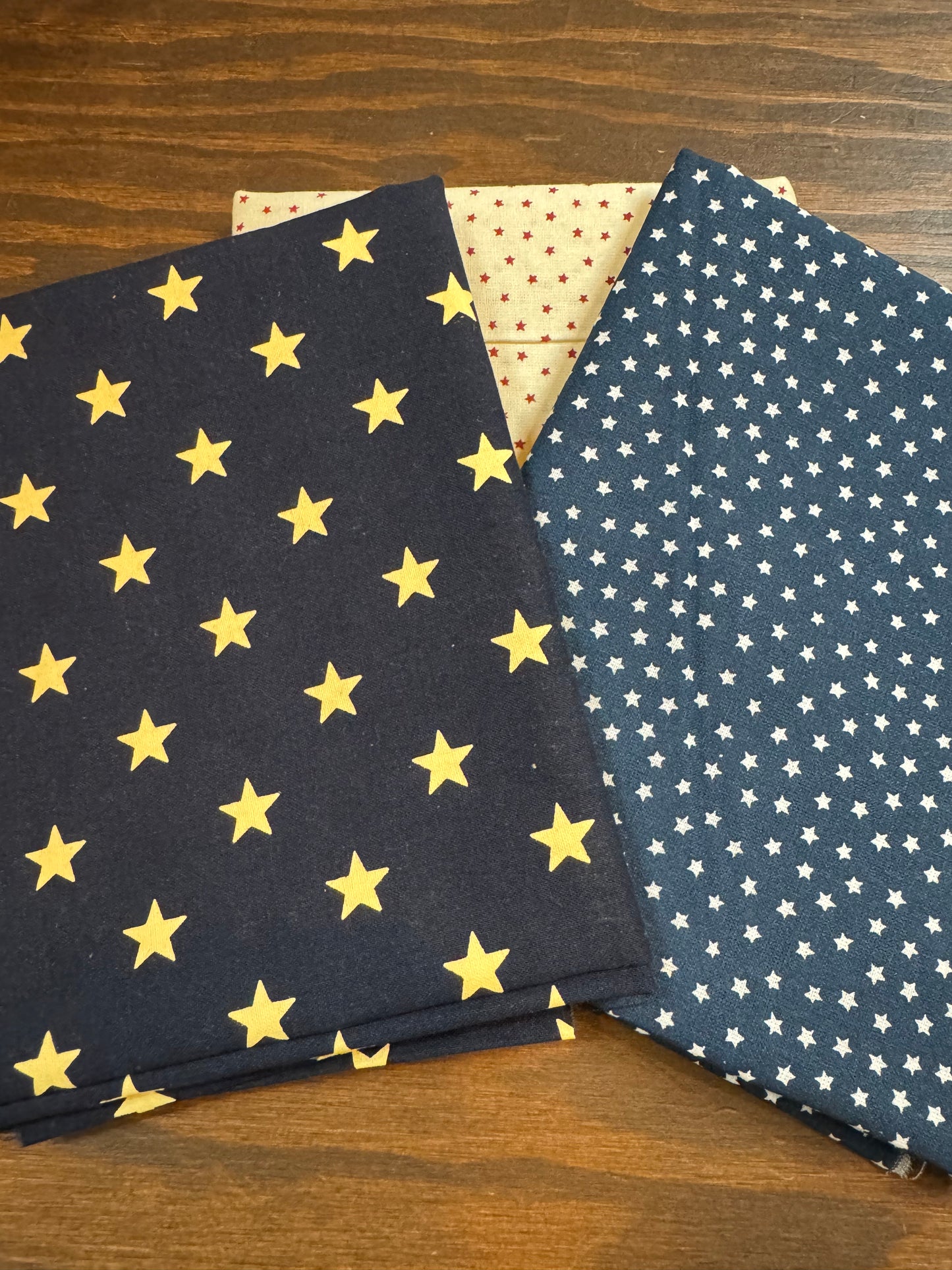 Fabric, Homespun, PRINTED STAR