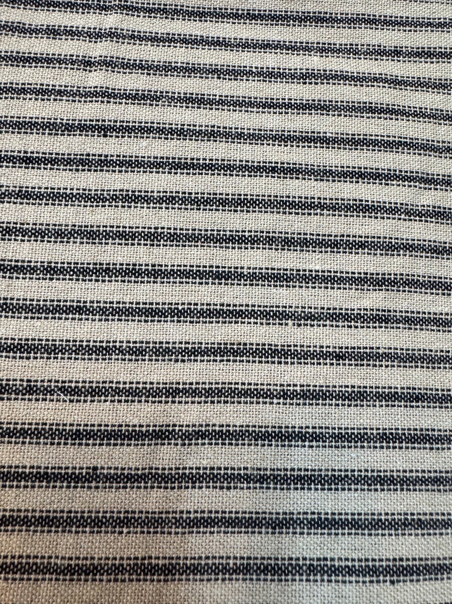 Fabric, Homespun, TICKING