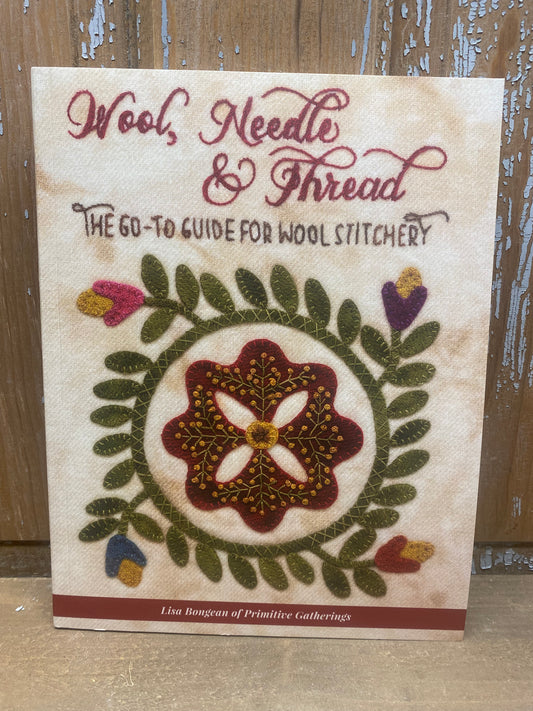 Book, Soft Cover, WOOL, NEEDLE & THREAD