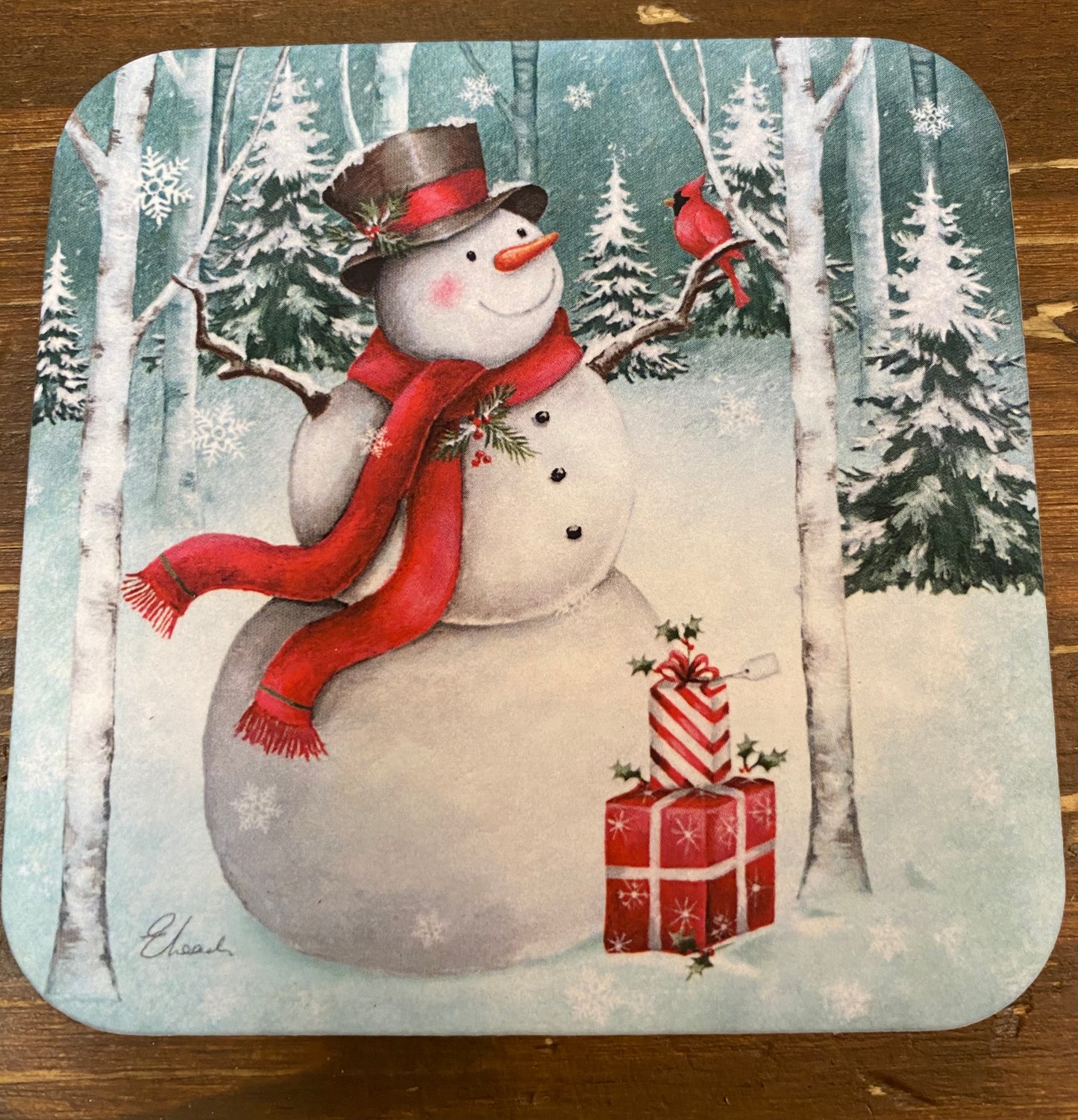 Coaster, GIFTS FOR THE SNOWMAN