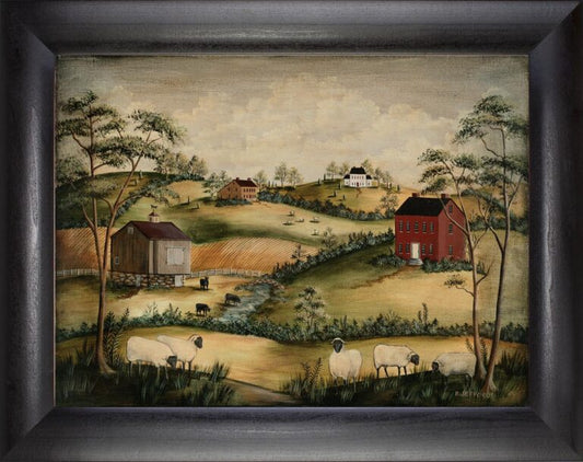 Framed Art, 12x16, GRAZING