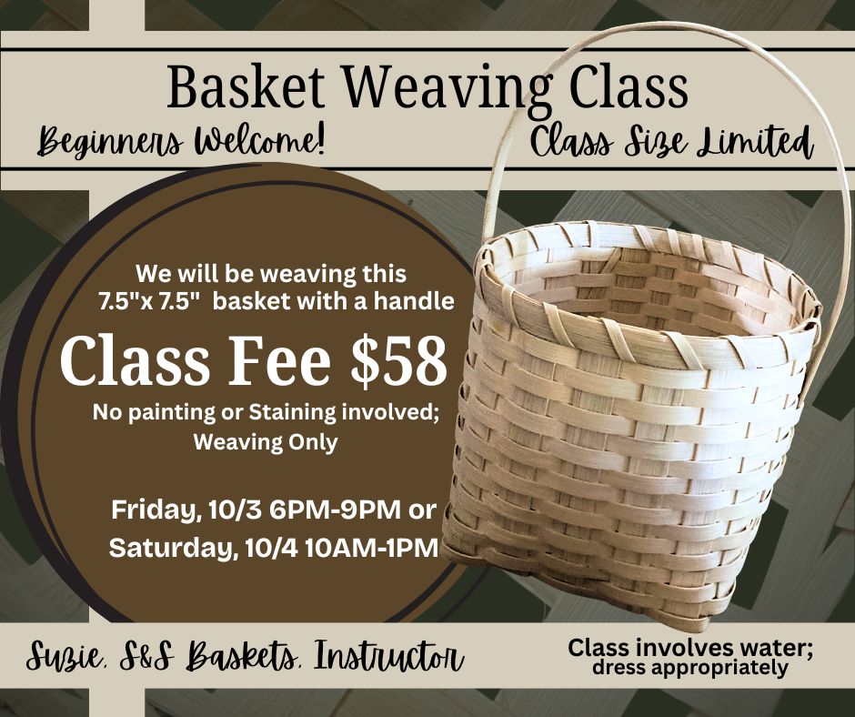 Class, 10/03, PM CLASS, Basket Weaving, I MADE A BASKET