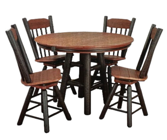 Poly-Log Rustic Hickory Furniture, CHAIR, BARSTOOLS, BENCHES