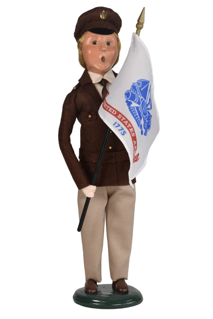 ARMY W/ FLAG, Man or Woman