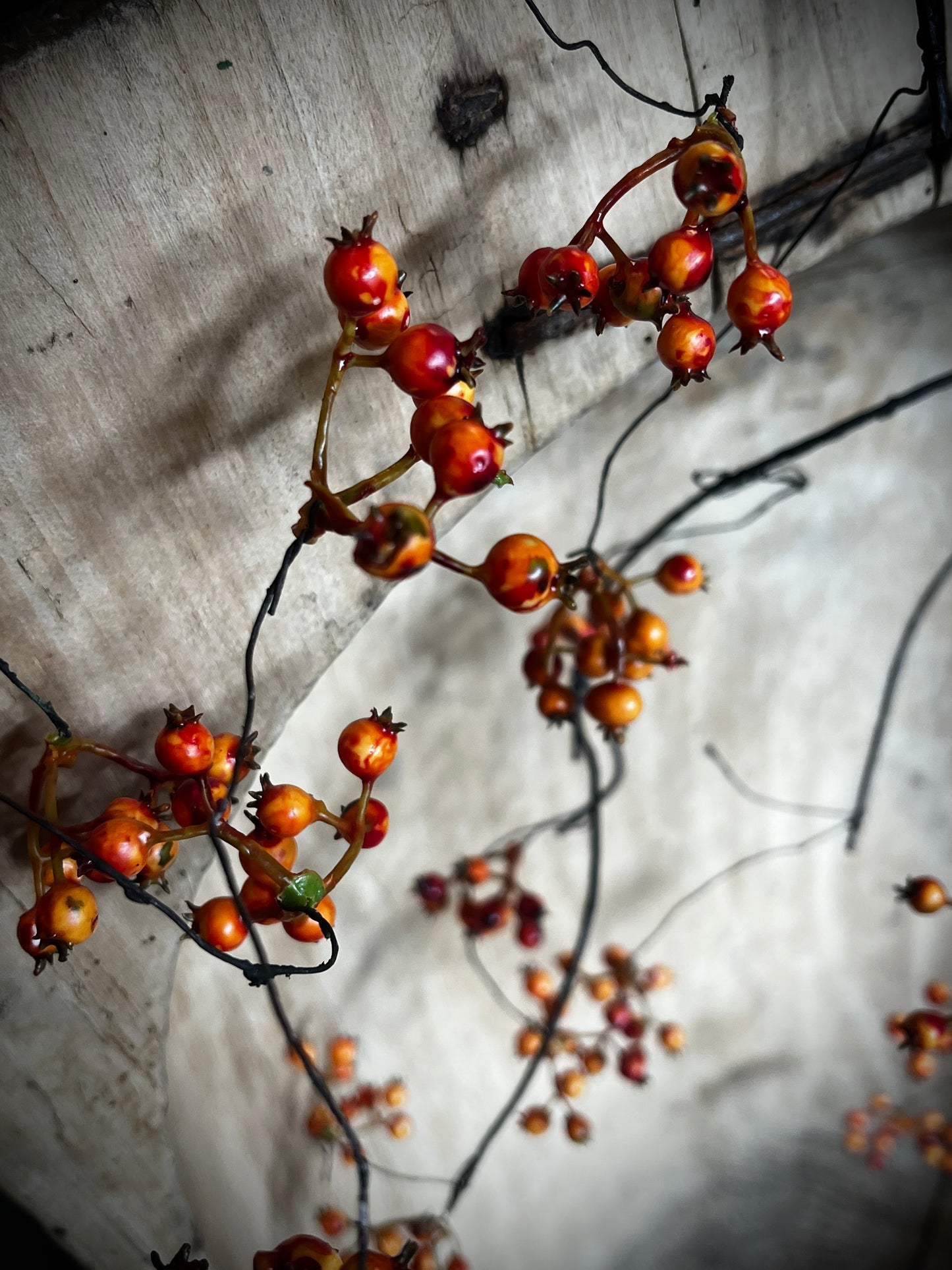 Berry Garland, Wired, 3’, HARVEST