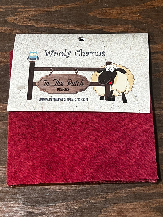 Wooly Charm Pack, CRANBERRY