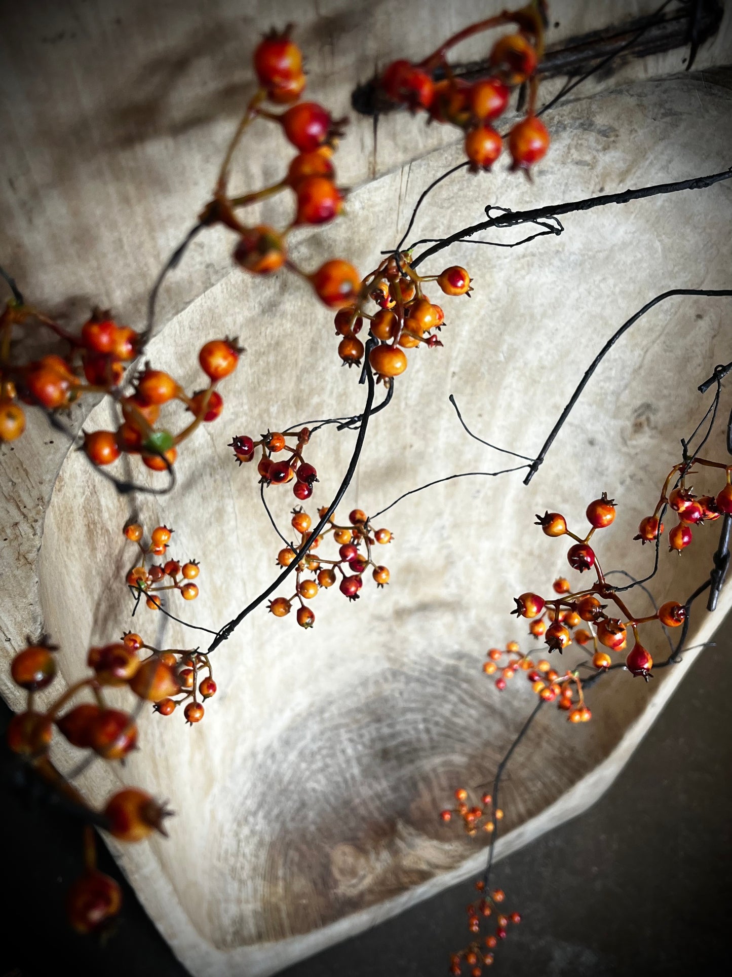 Berry Garland, Wired, 3’, HARVEST