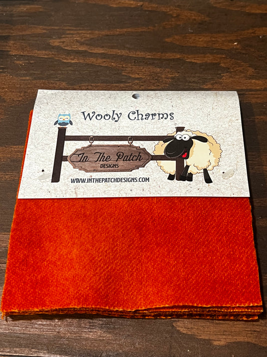 Wooly Charm Pack, BURNT ORANGE