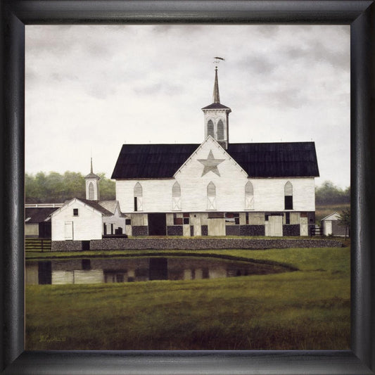 Framed Art, 12x12, STAR BARN OF PA