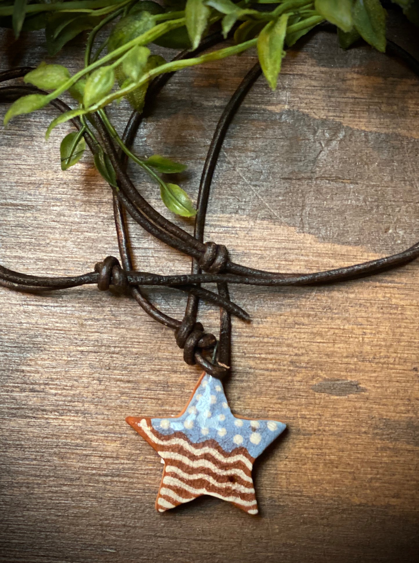Necklace, STARS AND STRIPES