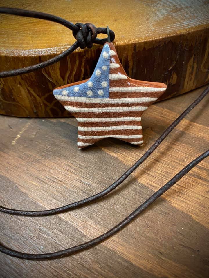 Necklace, STAR FLAG