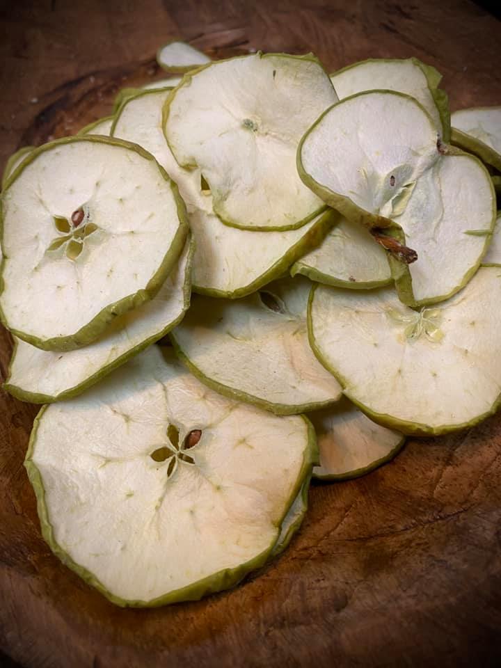 Apple Slices, Dried, 4 ounce, GREEN
