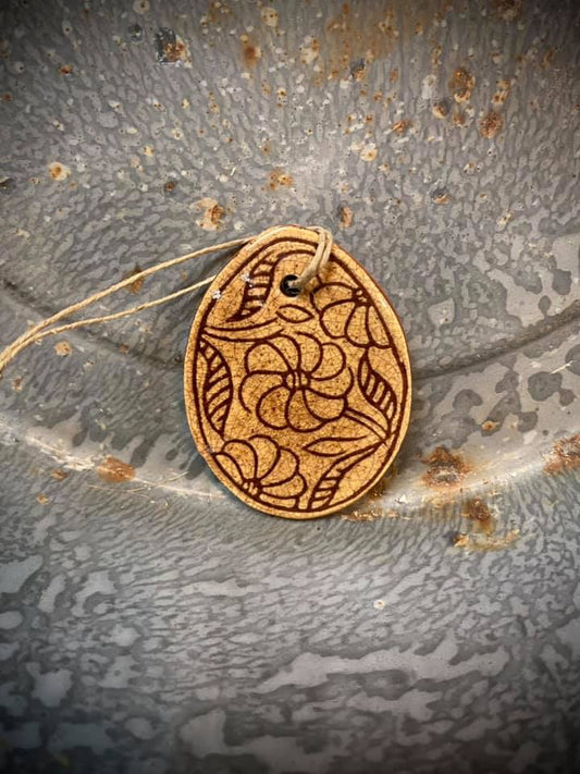 Ornament, EGG SGRAFFITO, Small