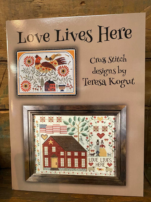 Love Lives Here, Cross Stitch Charts  - Book