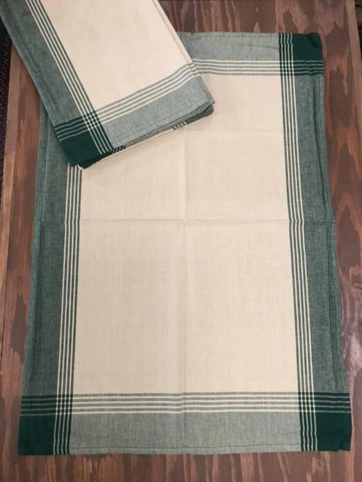 Tea Towel, McLeod Stripe, GREEN/TEA DYE