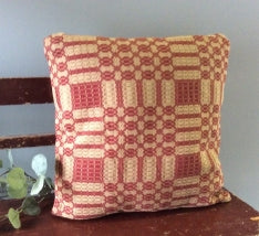 WESTBURY WEAVE, Red/Tan