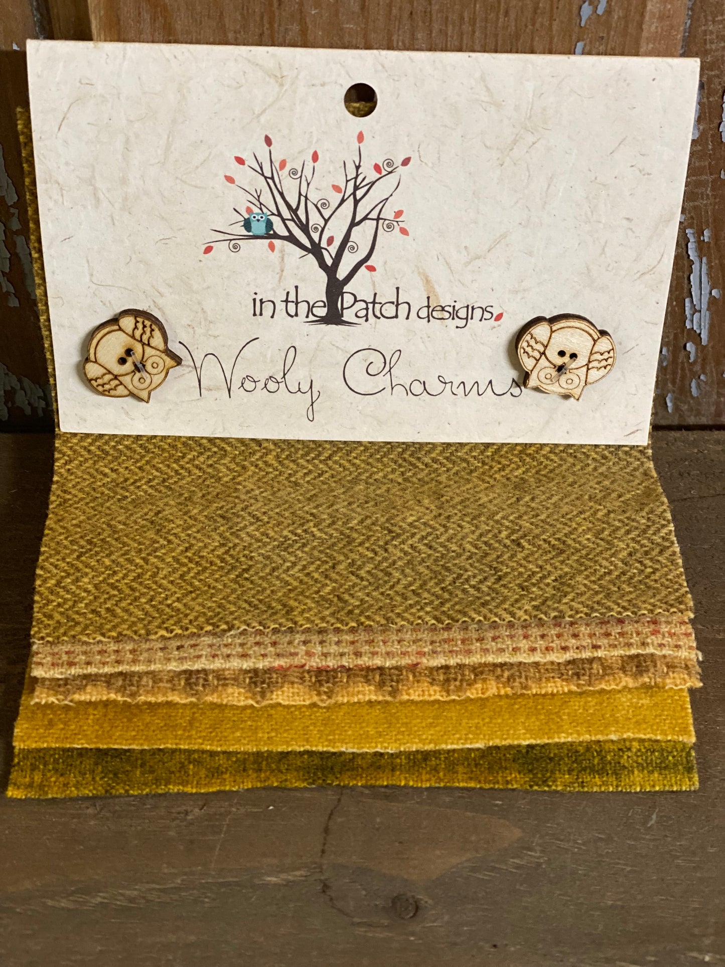 Wooly Charm Pack, CHEDDAR