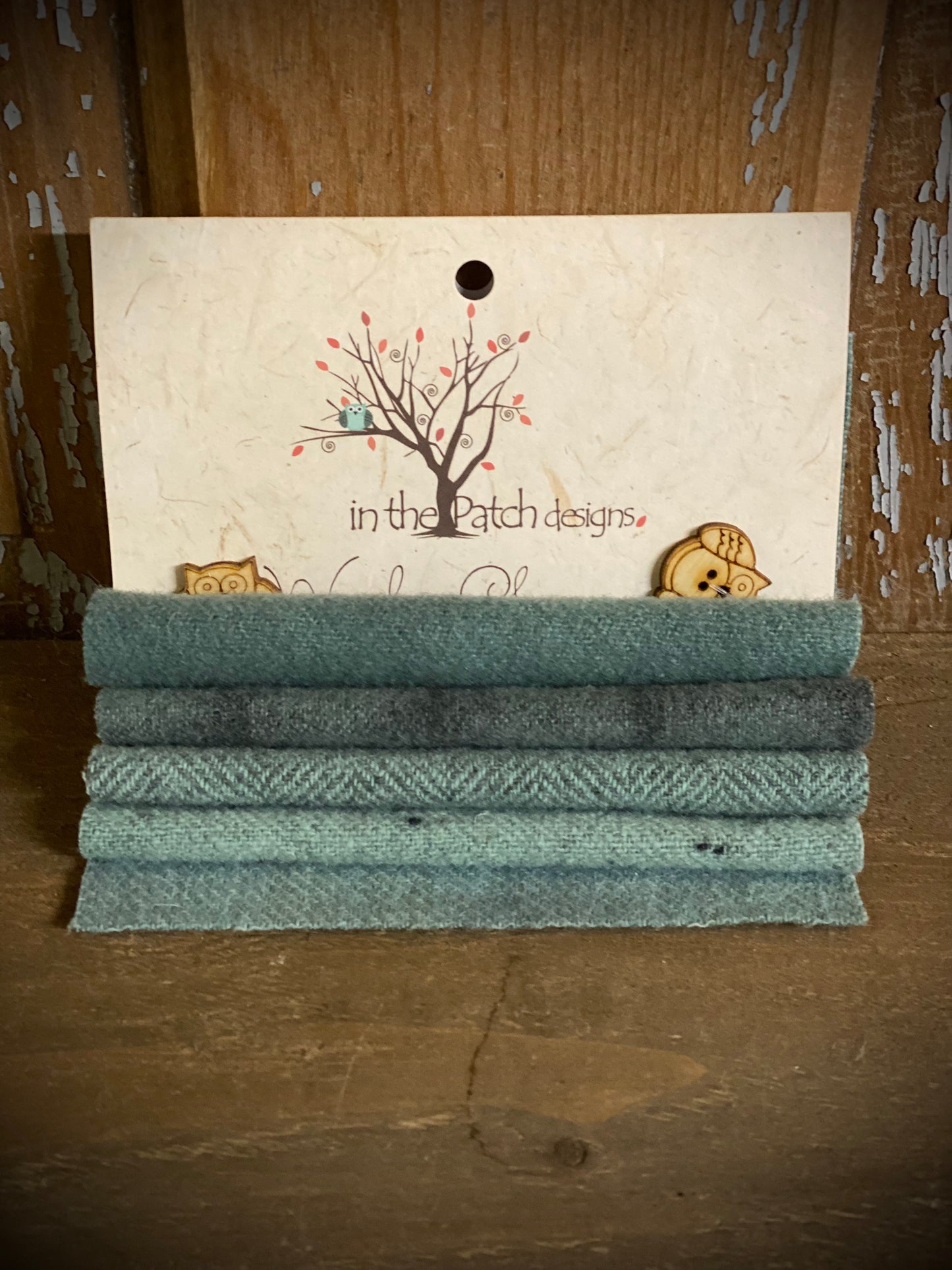 Wooly Charm Pack, TEAL