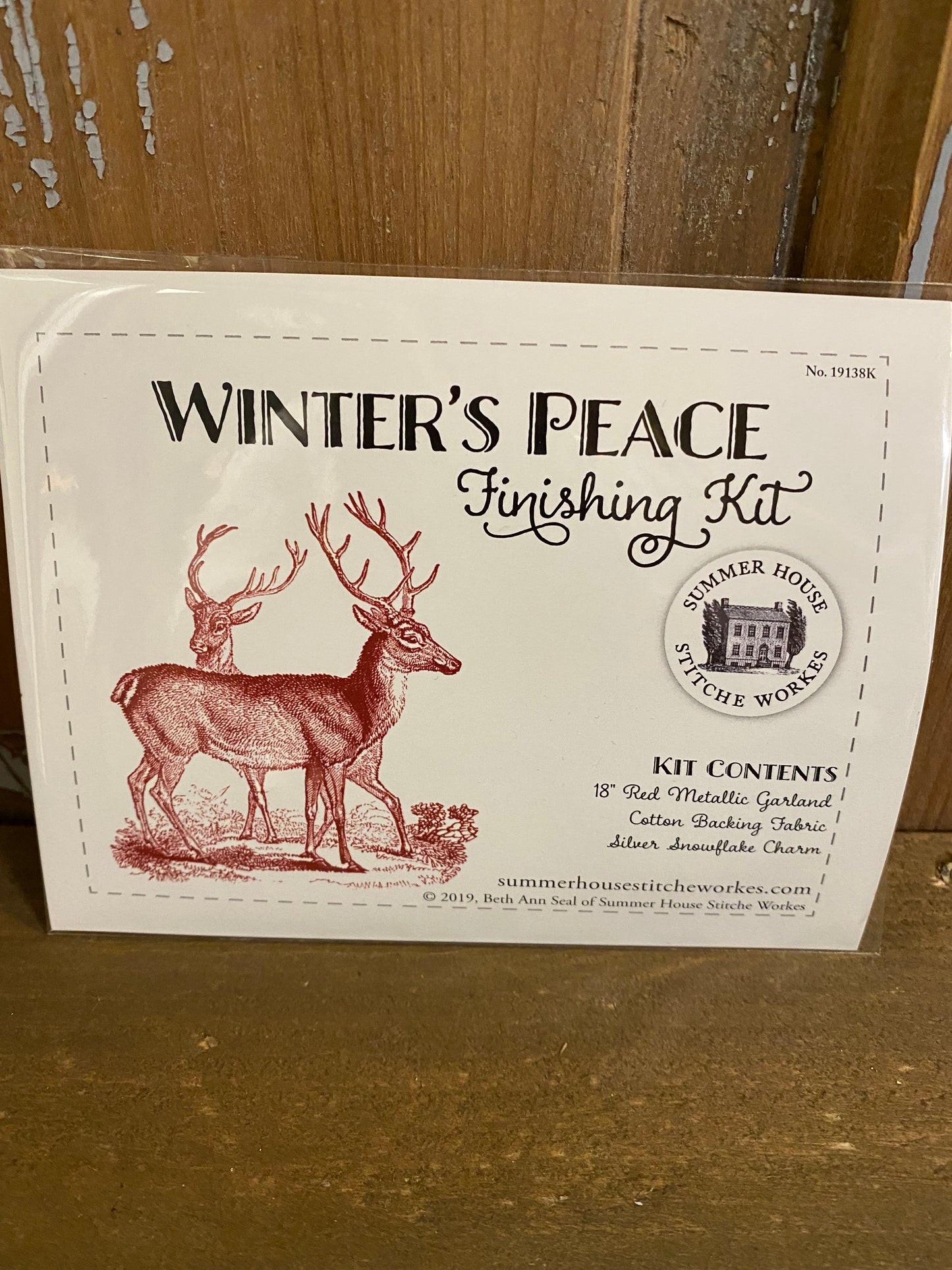 Winter's Peace Finishing Kit, Cross Stitch Pattern
